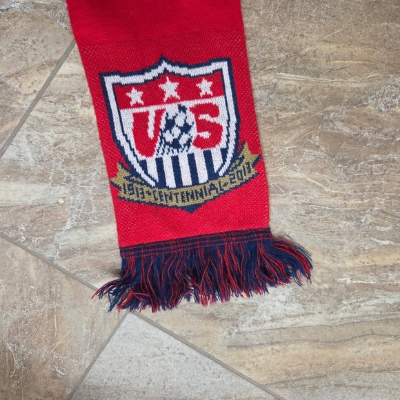 US Mens Soccer Scarf Centennial 1913 2013 USA vs Panama Seattle - Picture 8 of 8